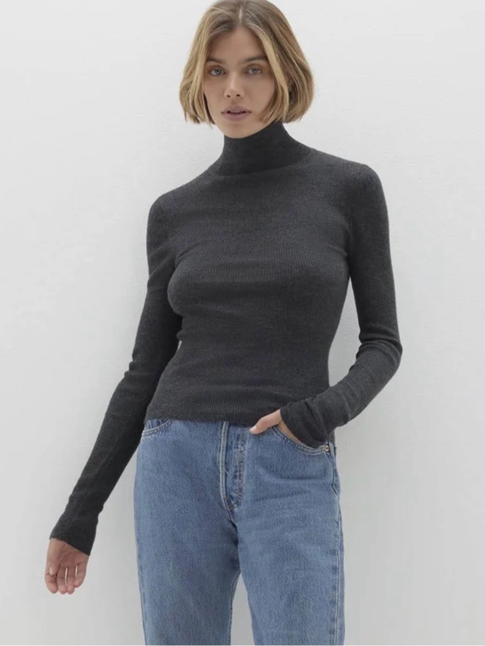 Naked Cashmere - Rumer Turtleneck Charcoal